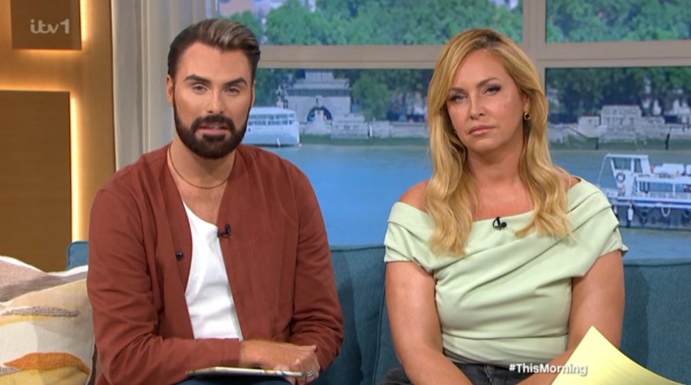 Josie Gibson and Rylan Clark on This Morning